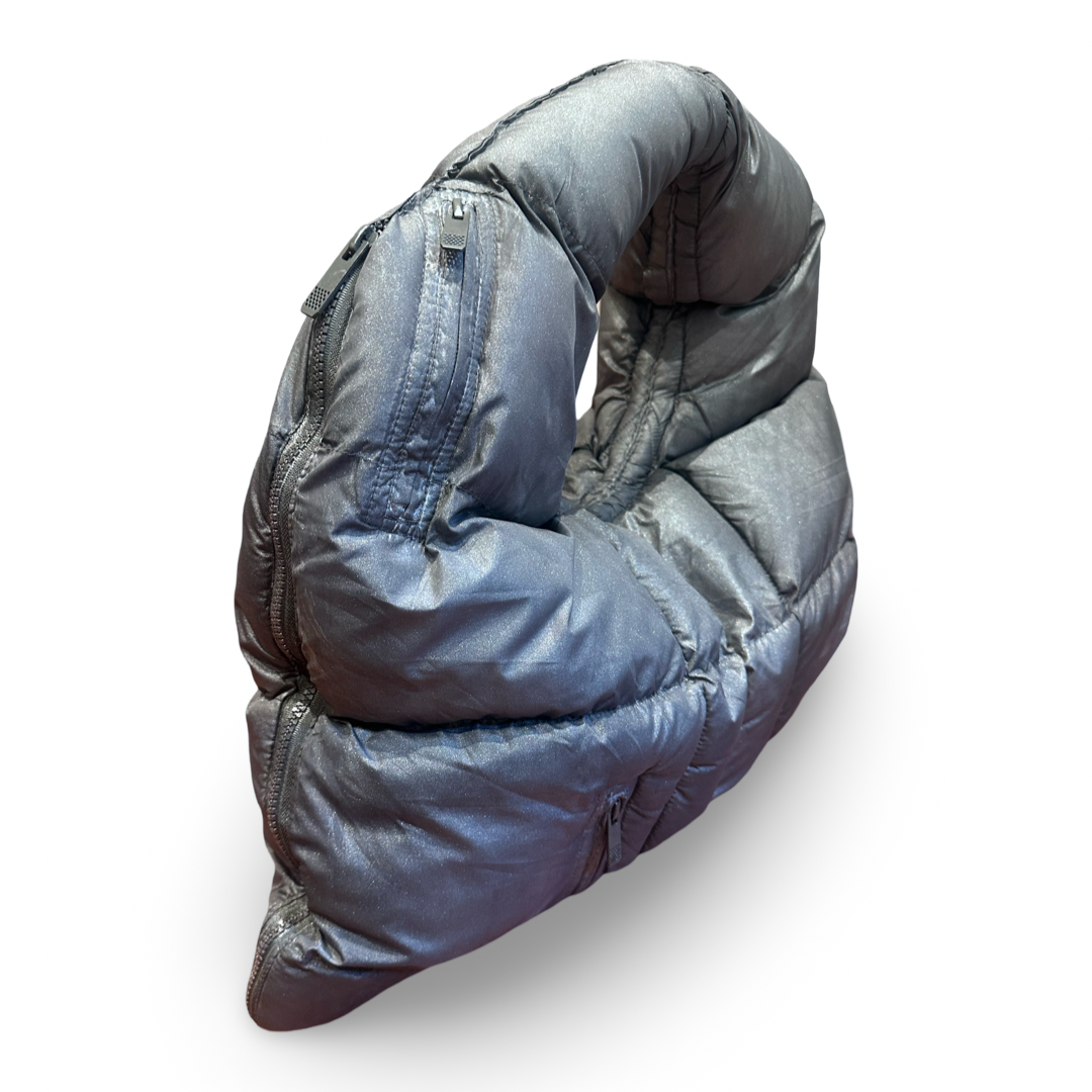 Oversized Silver ‘Vortex’ Bag