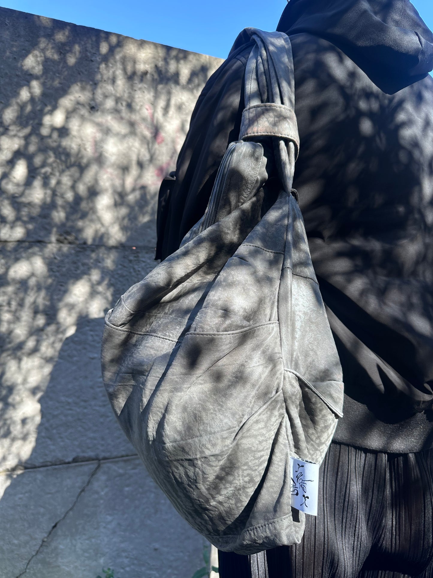 Oversized Leather Bag (Repurposed)