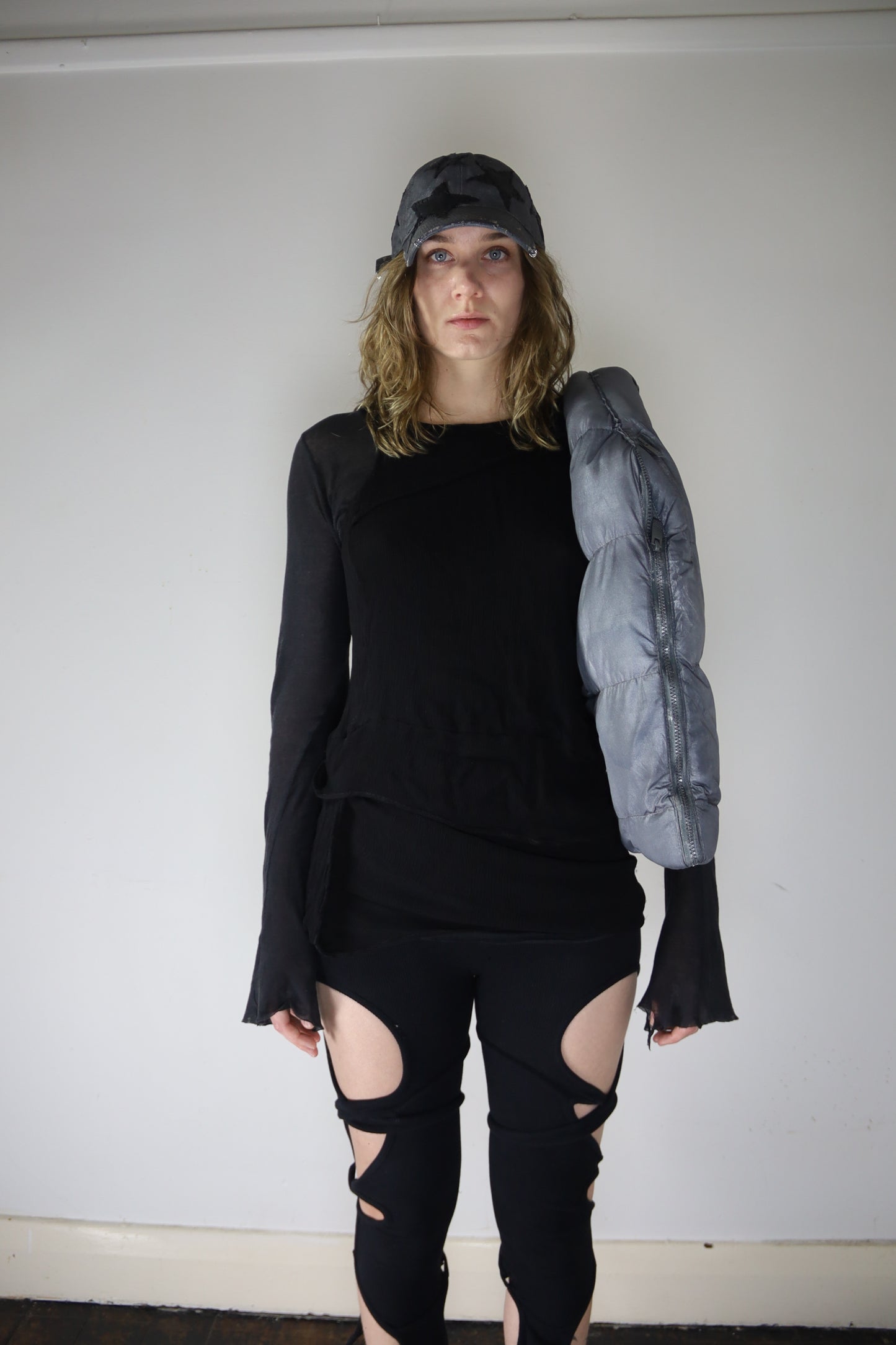 Oversized Silver ‘Vortex’ Bag
