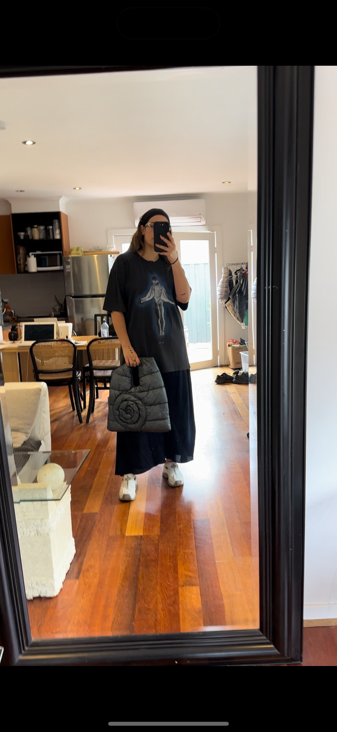 Silver ‘Vortex’ Bag