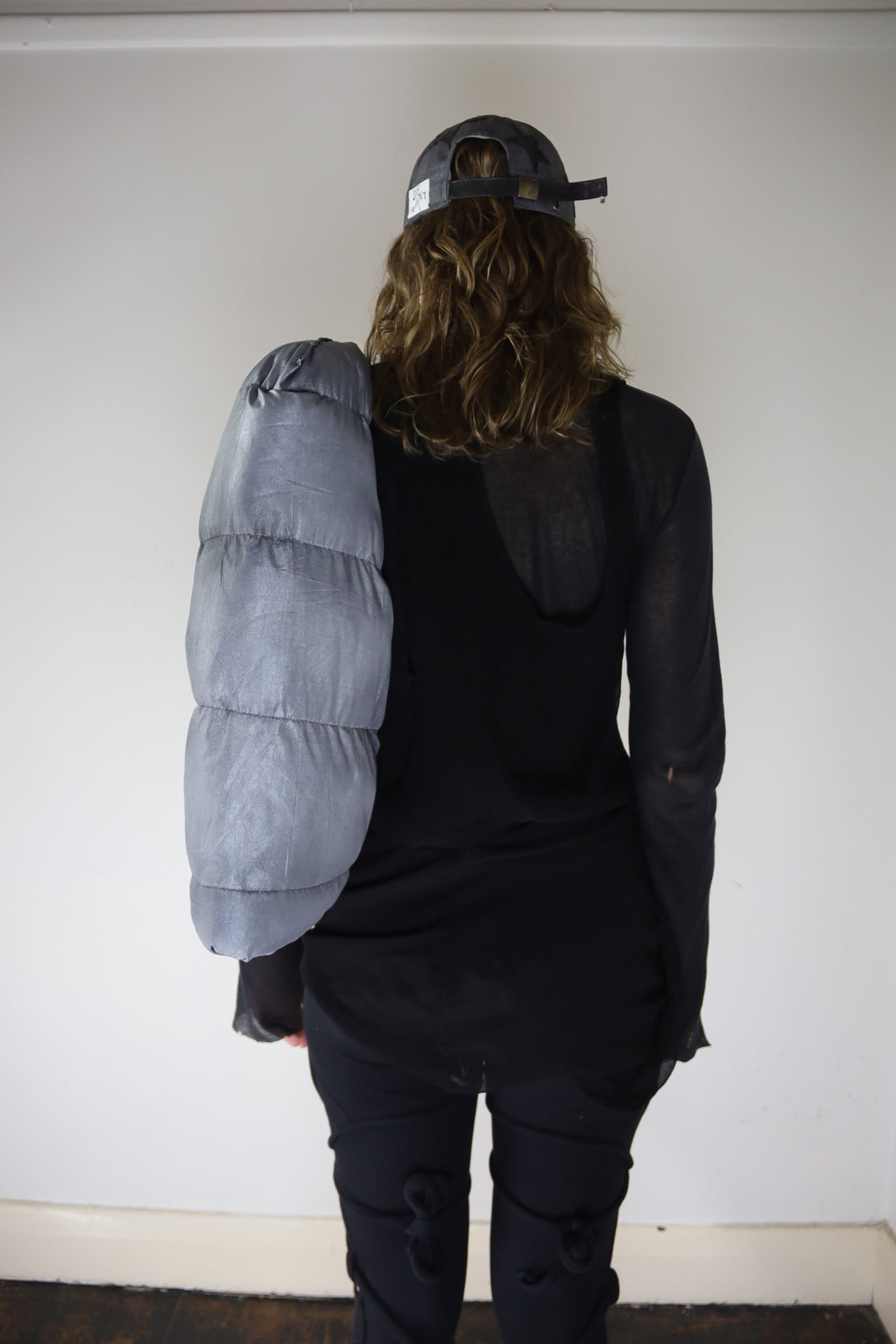 Oversized Silver ‘Vortex’ Bag
