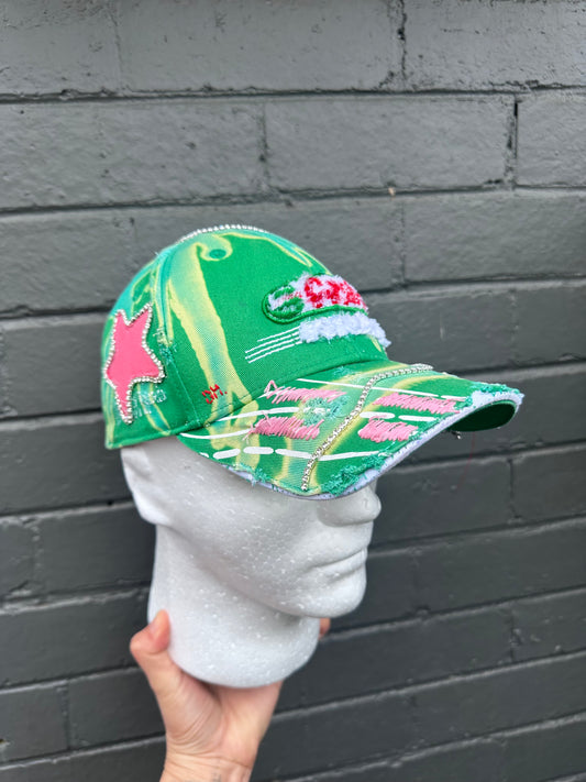 ‘Star Racer’ Cap (Up-Cycled)