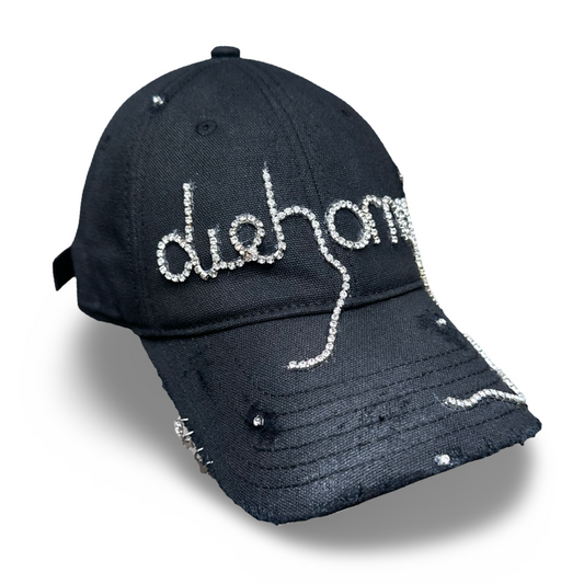Metallic Black ‘DH crystal’ cap ( Pre-order)