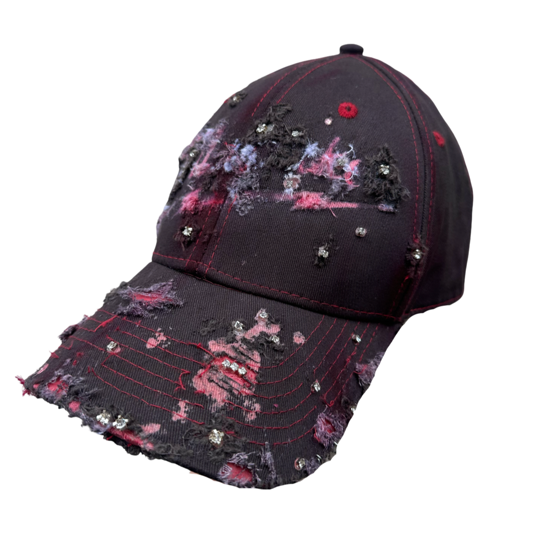 ‘Morphine Kiss’ Cap (Up-cycled)