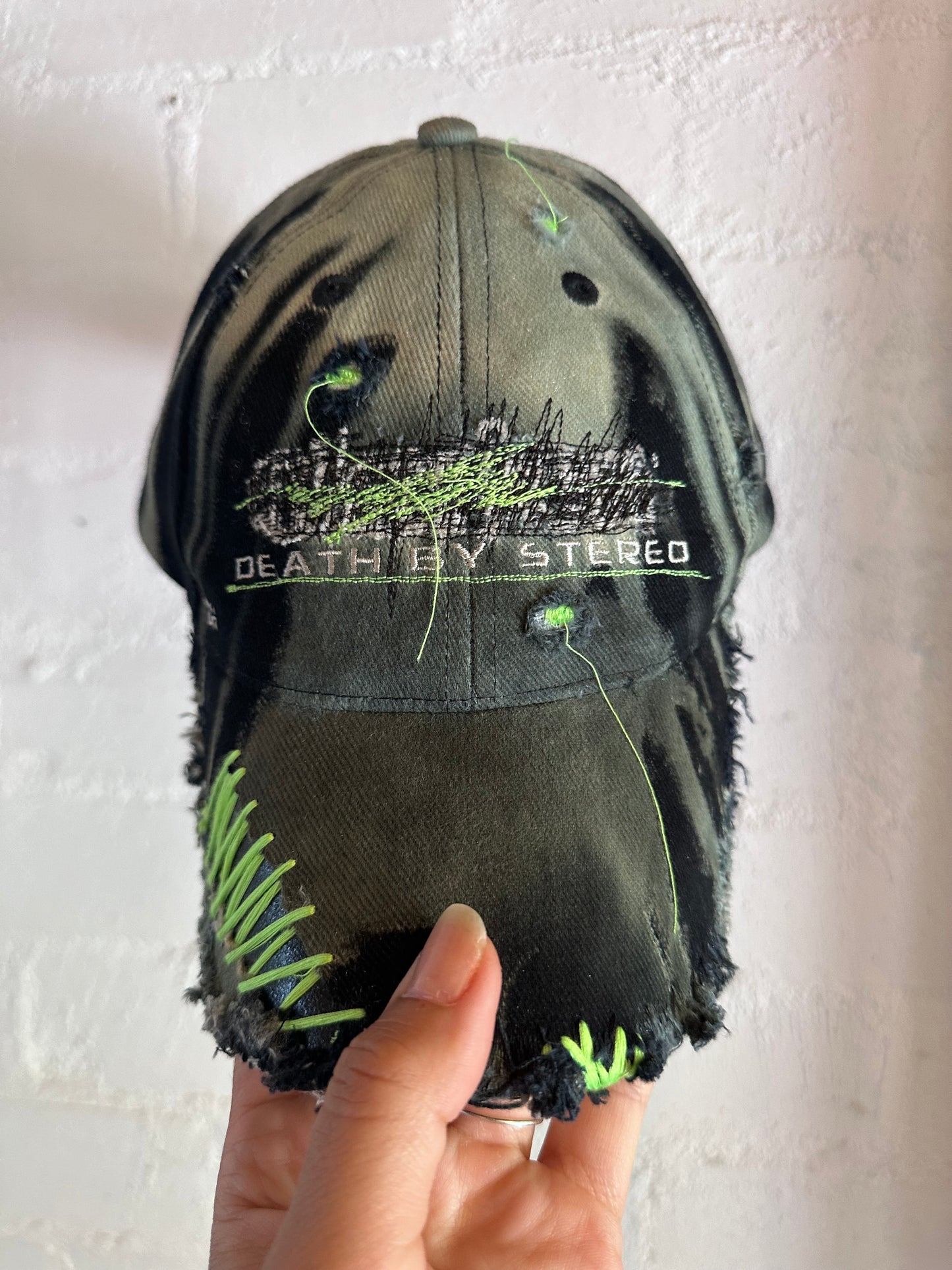 ‘Death By Stereo’ Cap (Up-cycled)