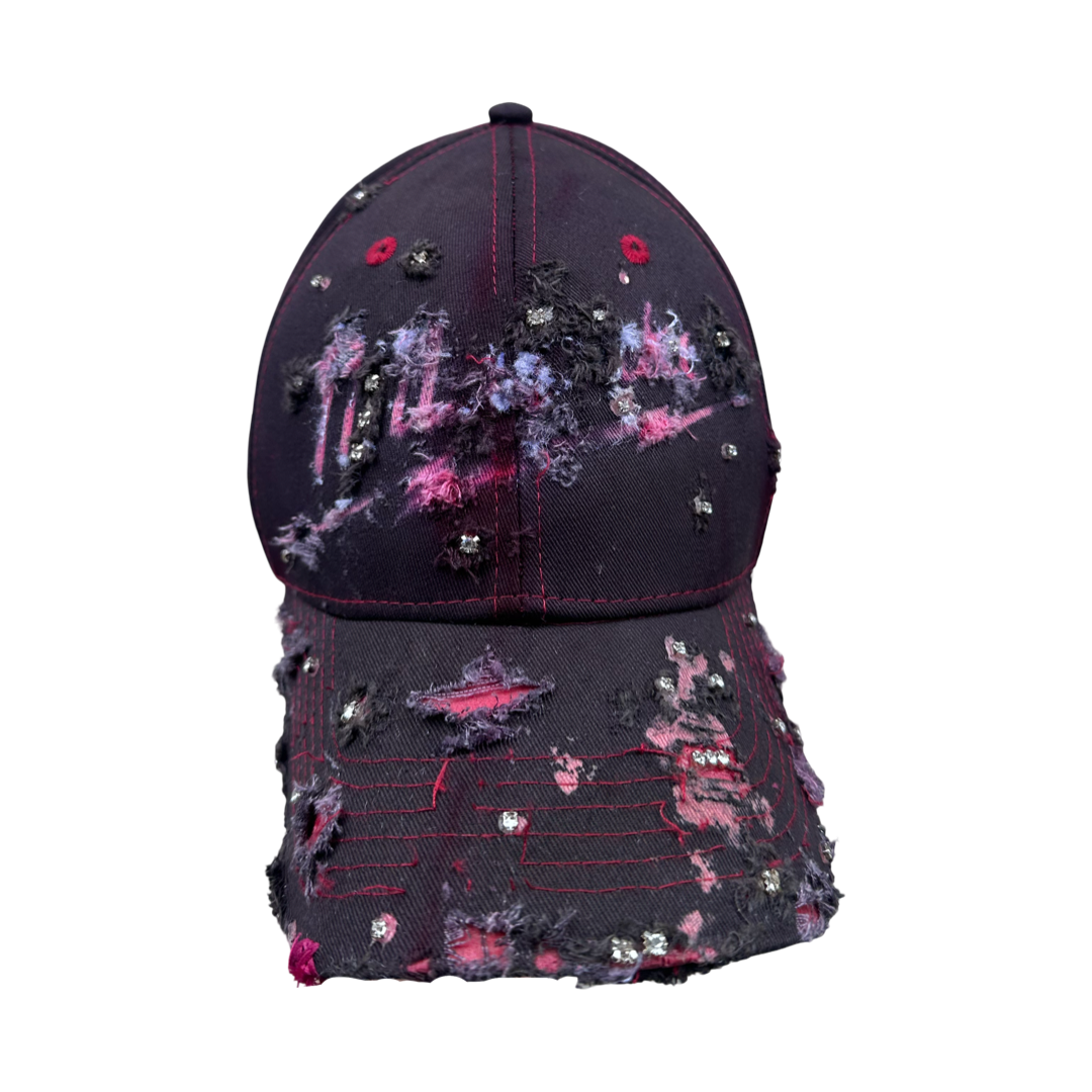 ‘Morphine Kiss’ Cap (Up-cycled)