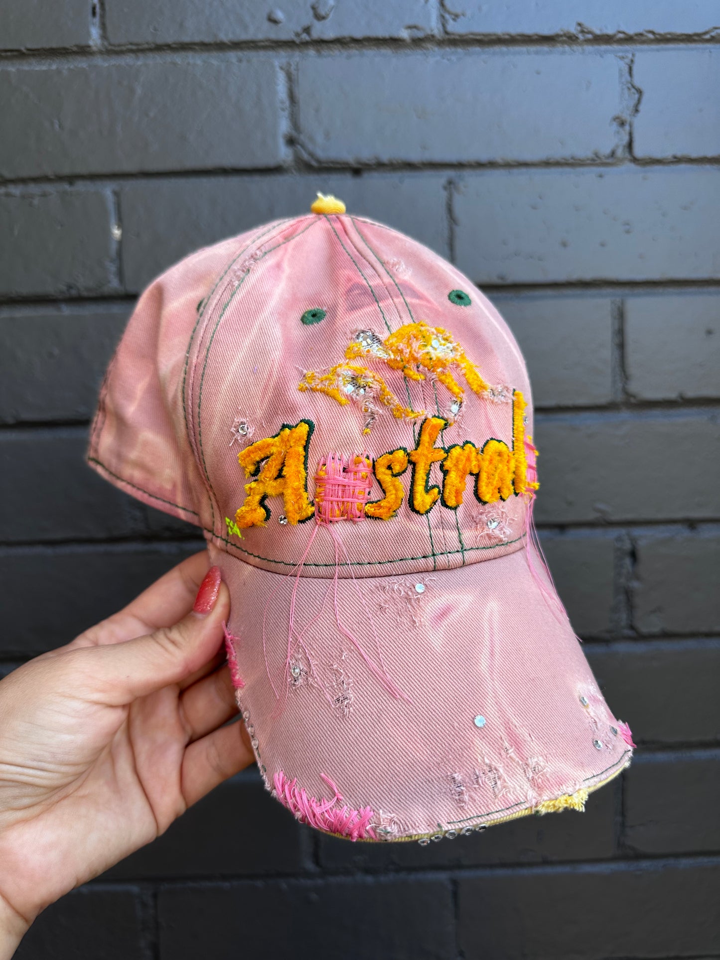 ‘Astral projection’ Cap (up-cycled)